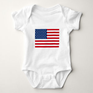 Stars and Stripes USA Baby Bodysuit