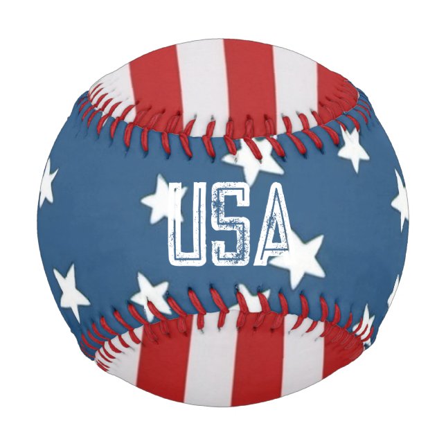 Stars and Stripes USA Baseball (Back)