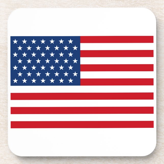 Stars and Stripes USA Coaster (Front)