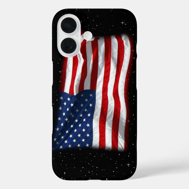 Stars and Stripes USA Patriotic American Flag Case-Mate iPhone Case (Back)