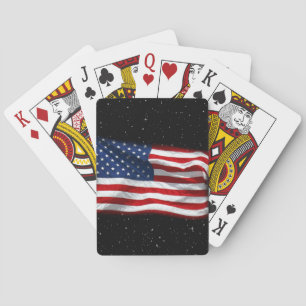 Stars and Stripes USA Patriotic American Flag Playing Cards