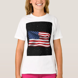 Stars and Stripes USA Patriotic American Flag T-Shirt