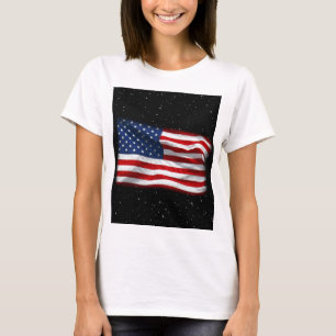 Stars and Stripes USA Patriotic American Flag T-Shirt