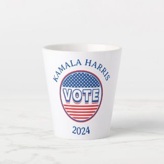 Stars and Stripes Vote USA - Election Latte Mug