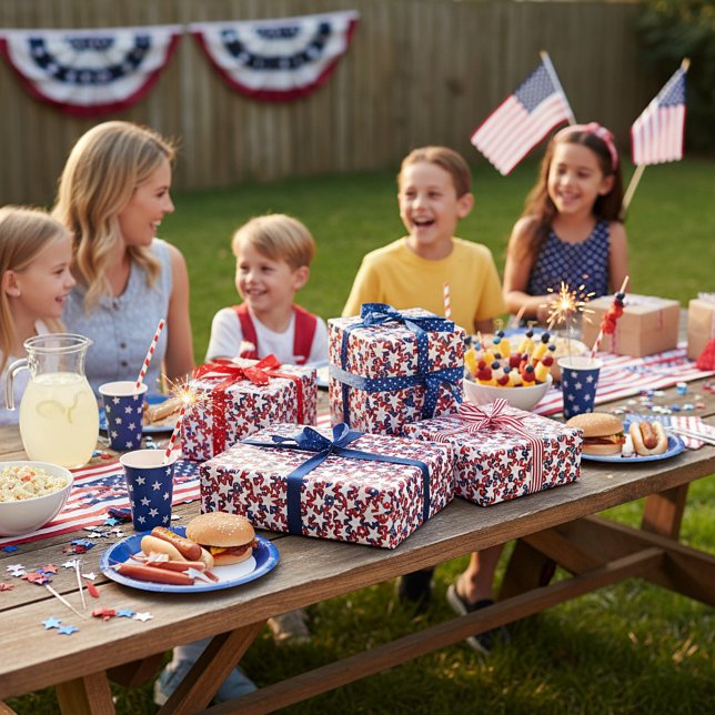 Stars and stripes  wrapping paper (Creator Uploaded)