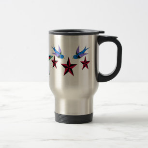 Stars and swallows Mug