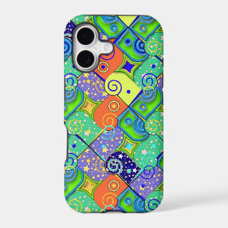 Stars and Swirls Geometric Pattern