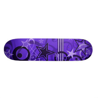 stars and swirls skateboard