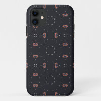 Stars And Unique Spaceship Pattern