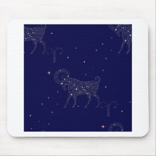 stars aries mouse mat