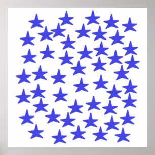 stars art poster