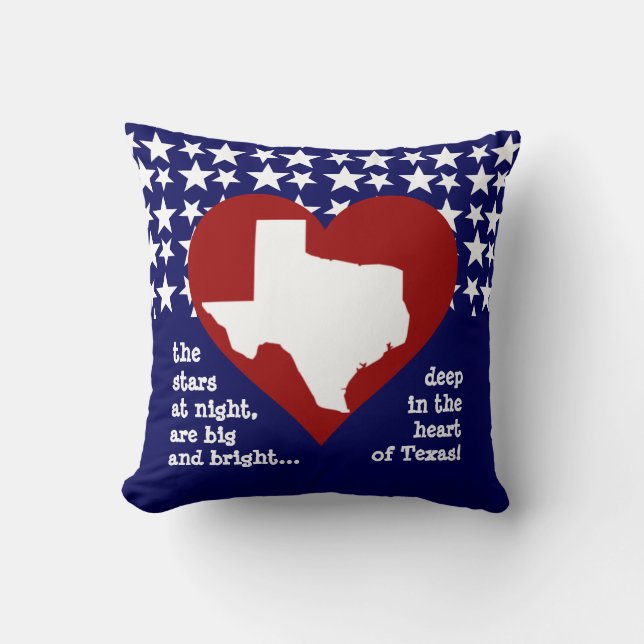 Stars at night....Deep in the Heart of Texas! Cushion (Front)