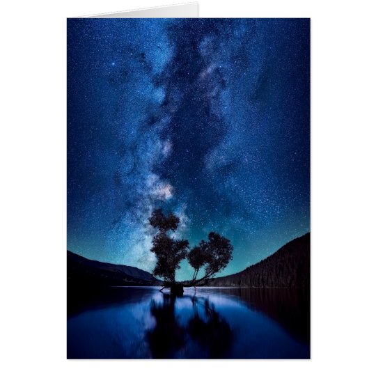 Stars at Night Happy Birthday Greeting Card