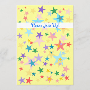 Stars Baby Shower Invitation