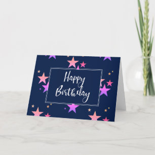 Stars Birthday Card