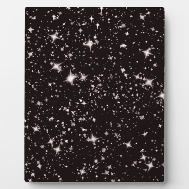 stars black night plaque (Front)