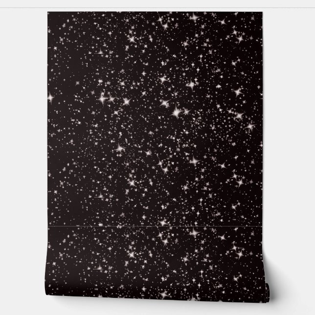 stars black night  wallpaper (Unrolling)