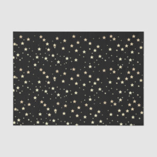 Stars Black Tissue Paper
