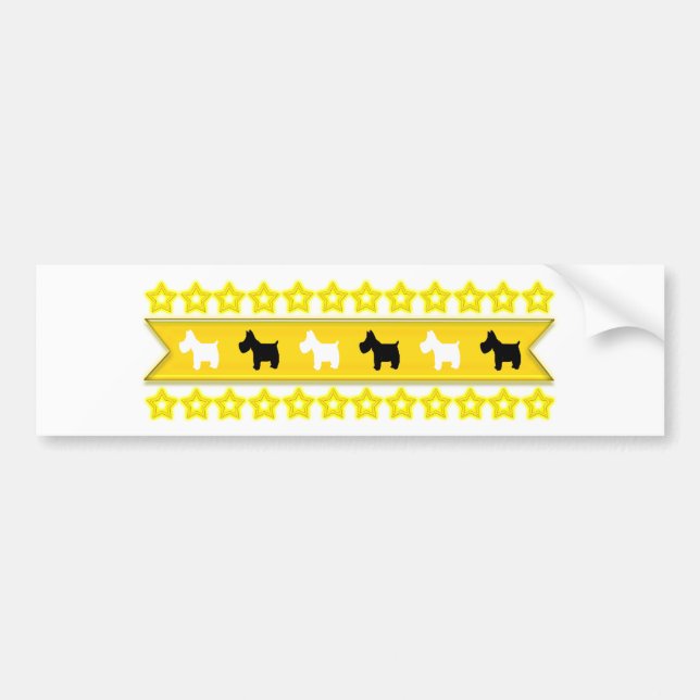 Stars Bumper Sticker (Front)
