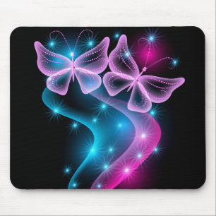 Stars & Butterflies Mouse Mat