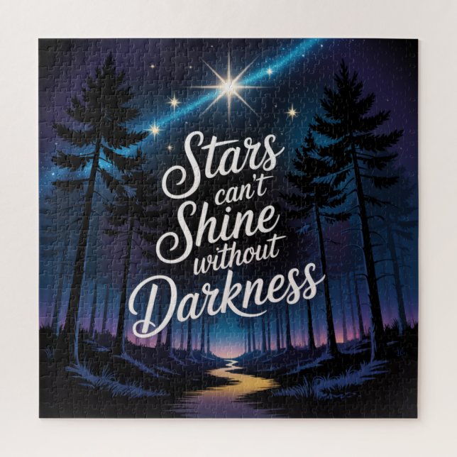 Stars Can't Shine Without Darkness Jigsaw Puzzle (Vertical)