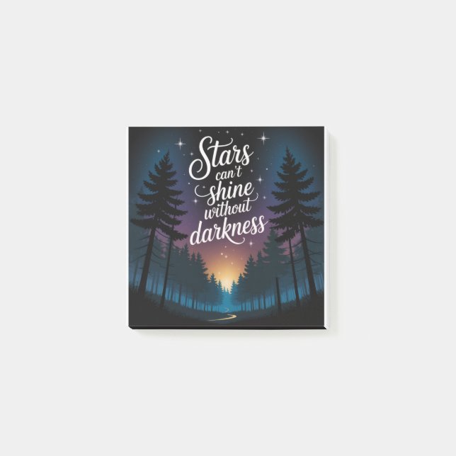 Stars Can't Shine Without Darkness Post-it Notes (Front)