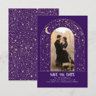 Stars Celestial Arch Save the Date Photo