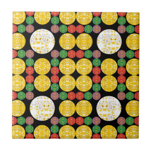 Stars Circles Tile