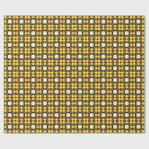Stars Circles Wrapping Paper