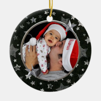 Stars Custom Photo Ornament