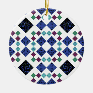 Stars Diamonds Ceramic Tree Decoration