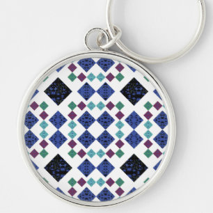 Stars Diamonds Key Ring