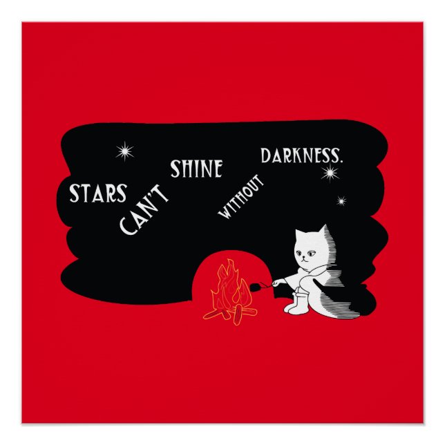 Stars don’t shine without darkness. poster (Front)