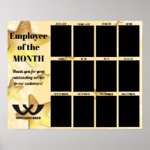 stars employee of the month photo display
