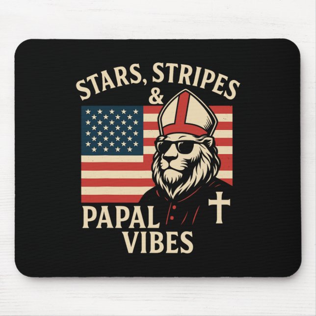Stars  first american pope mouse mat (Front)