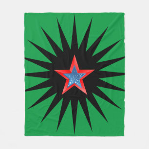 Stars fleece blanket.