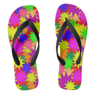 stars flip flops