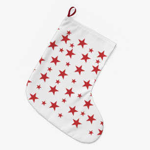 Stars for Gift Large Christmas Stocking