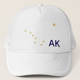 Stars from Alaska Flag Trucker Hat