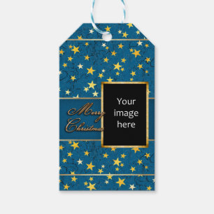 Stars Gift Tag with your Photo and Text