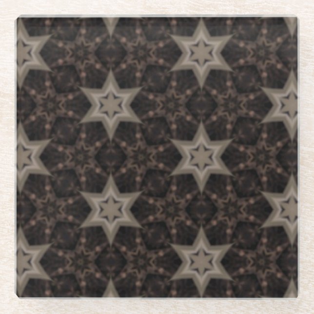 Stars Glass Coaster (Front)