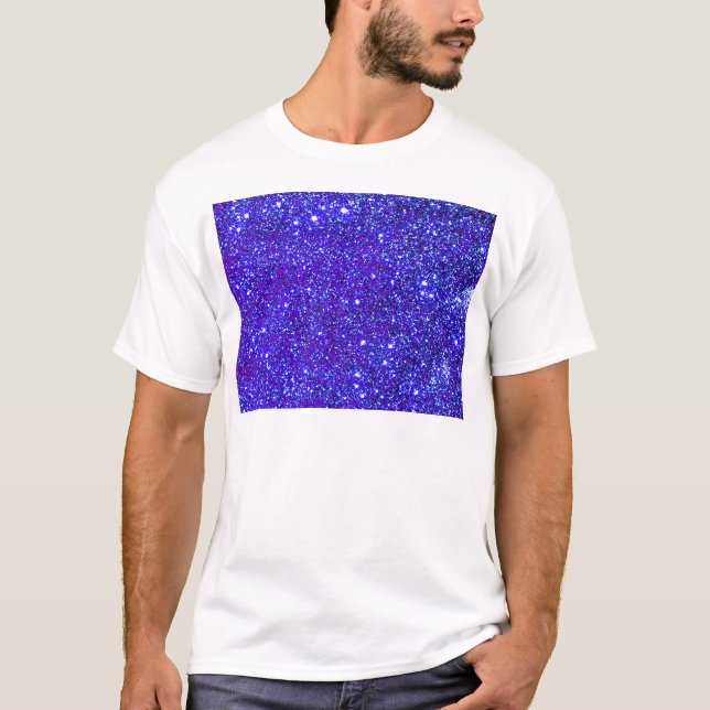Stars Glitter Sparkle Universe Infinite Sparkly T-Shirt (Front)