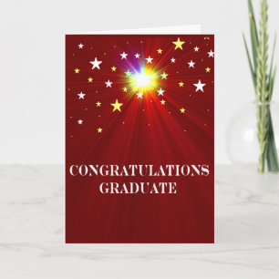 Stars Graduation Greeting Card