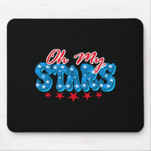 Stars, happy 4th of july, patriotic independenceSt Mouse Mat