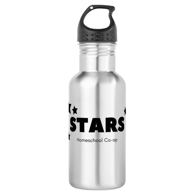 STARS homeschool co-op mini water bottle (Front)