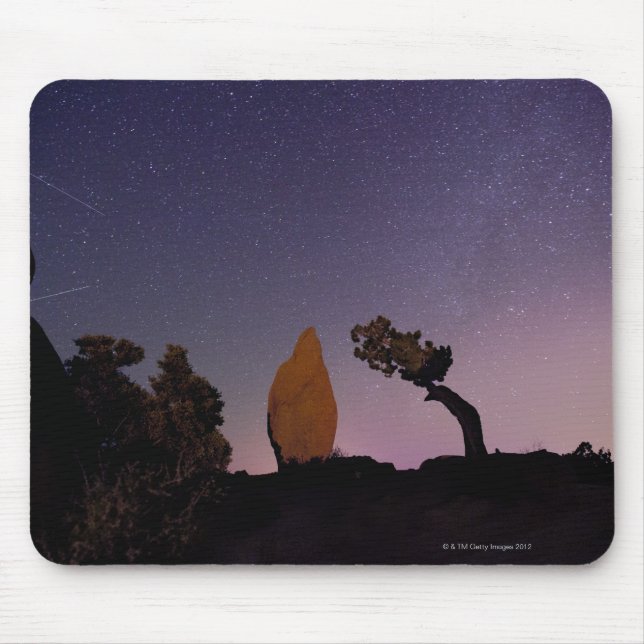 Stars in sky over desert 3 mouse mat (Front)