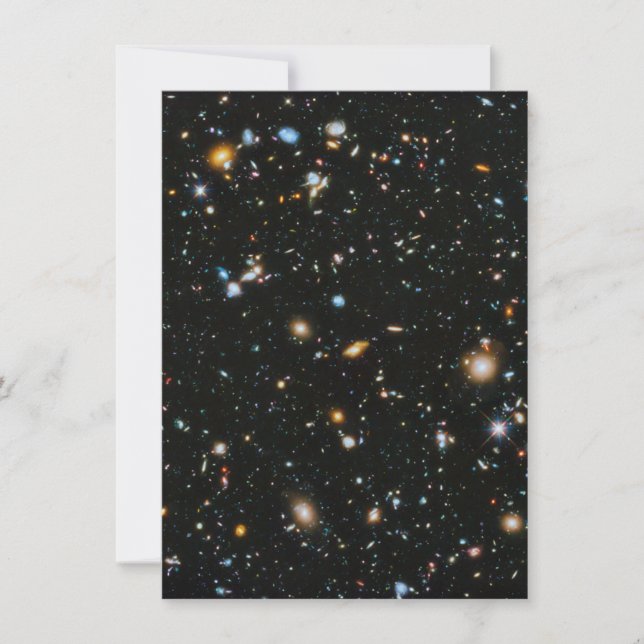 Stars in Space - Hubble Ultra Deep Field Invitation (Front)