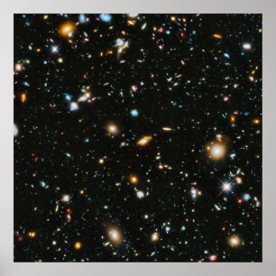 Stars in Space - Hubble Ultra Deep Field Poster