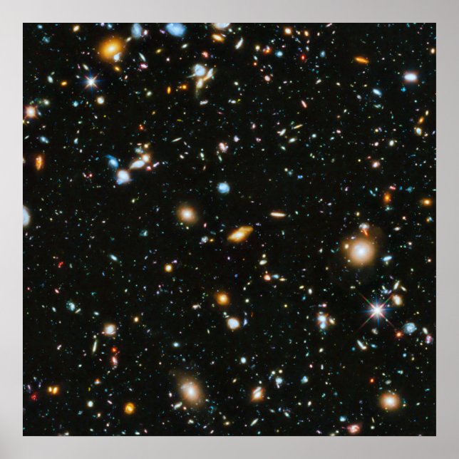 Stars in Space - Hubble Ultra Deep Field Poster (Front)