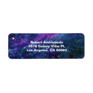 Stars in Tarantula Nebula Blue Hue, ZGOS, Address